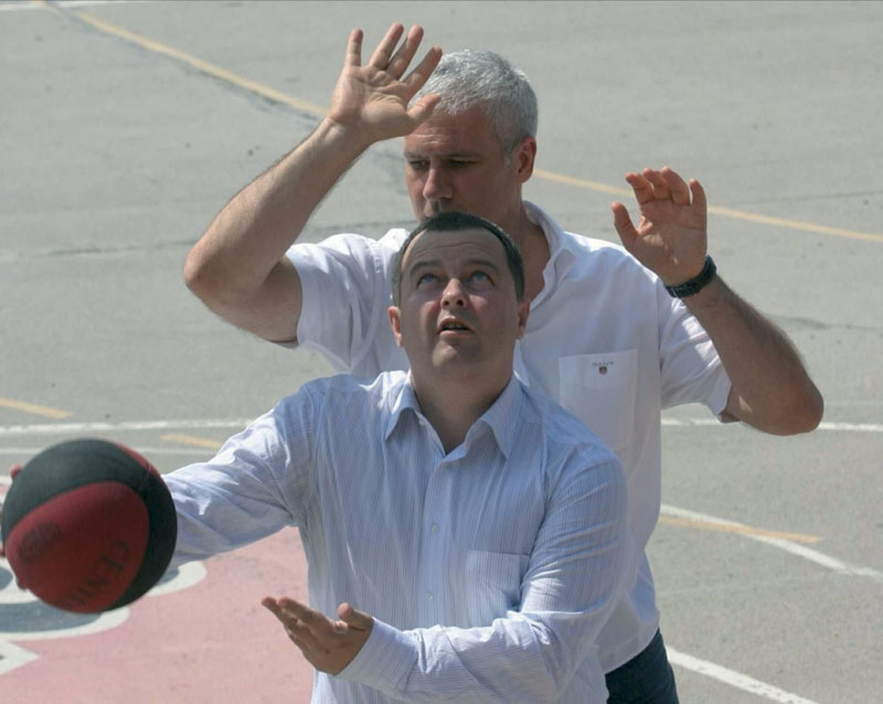Drugari basketaši: Ivica Dačić i Boris Tadić